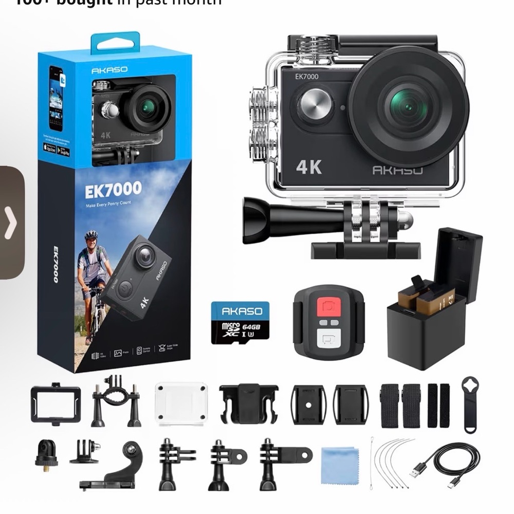 AKASO WiFi underwater Action Camera - Picture 4 of 10